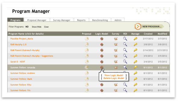Step 2 create new program