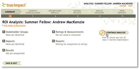 Step 3 Create ROI analysis