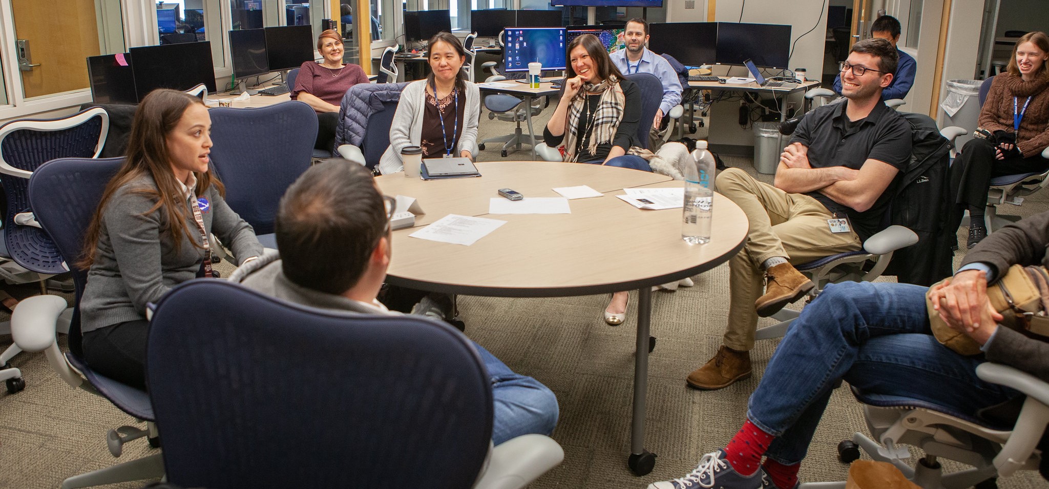 Group of colleagues engaging in strategic planning